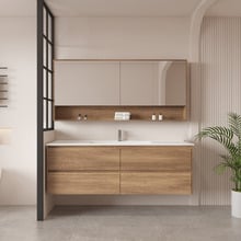 Horizon 1500mm Light Oak Wall Hung Vanity